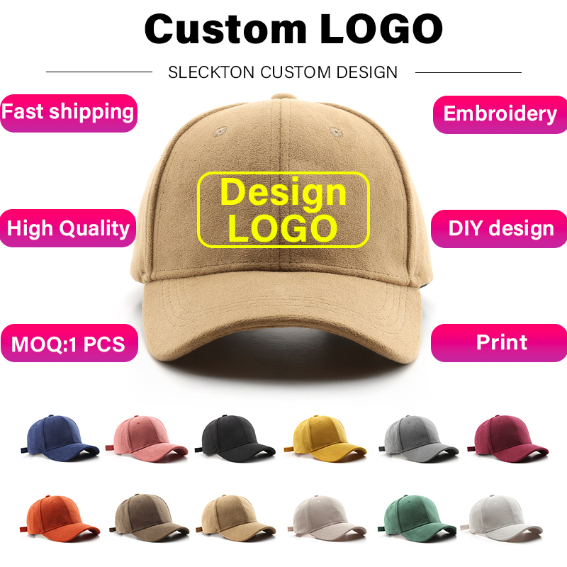 Embroidery Design Logo - SLECKTON DIY пользовательские кепки с вышивкой