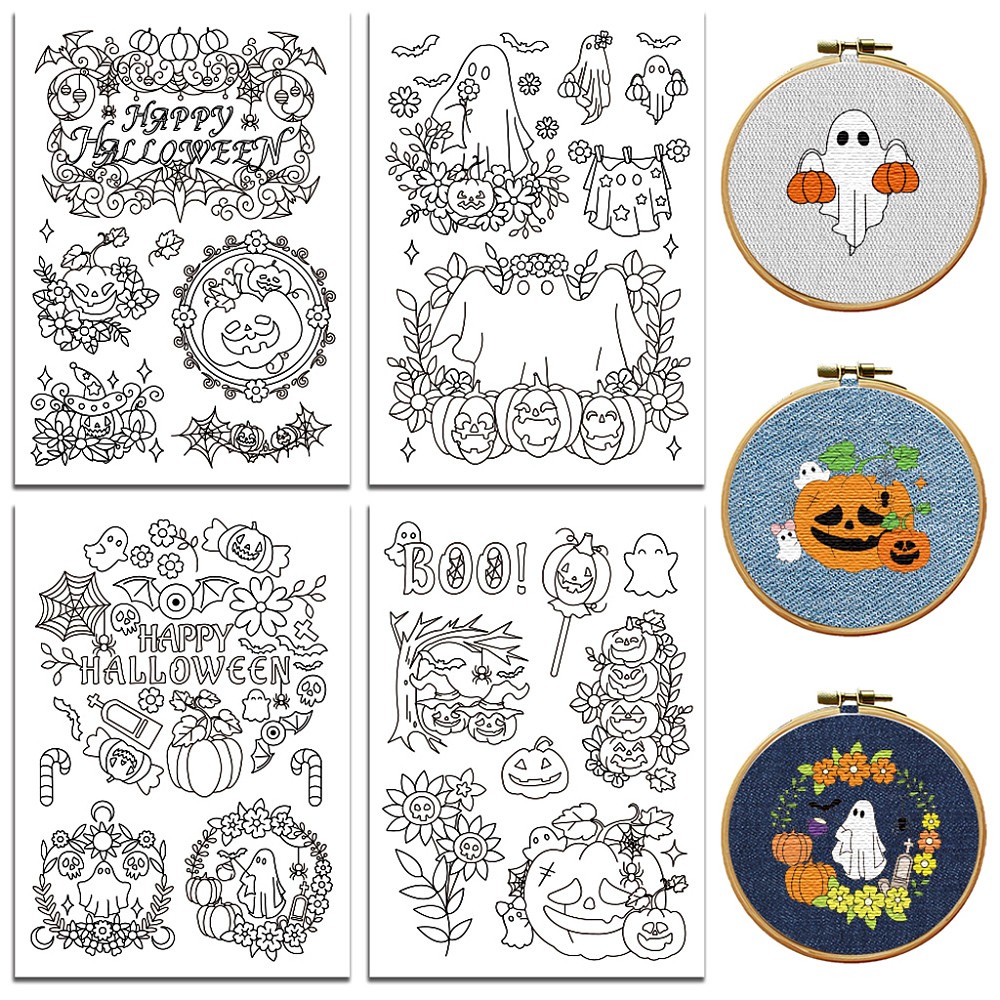 Embroidery Cloth - Водорастворимые вышивальные схемы для начинающих: лицо