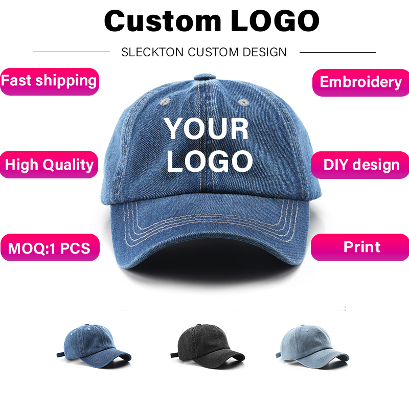 Embroidery Design Logo - SLECKTON Кепка с логотипом на заказ,