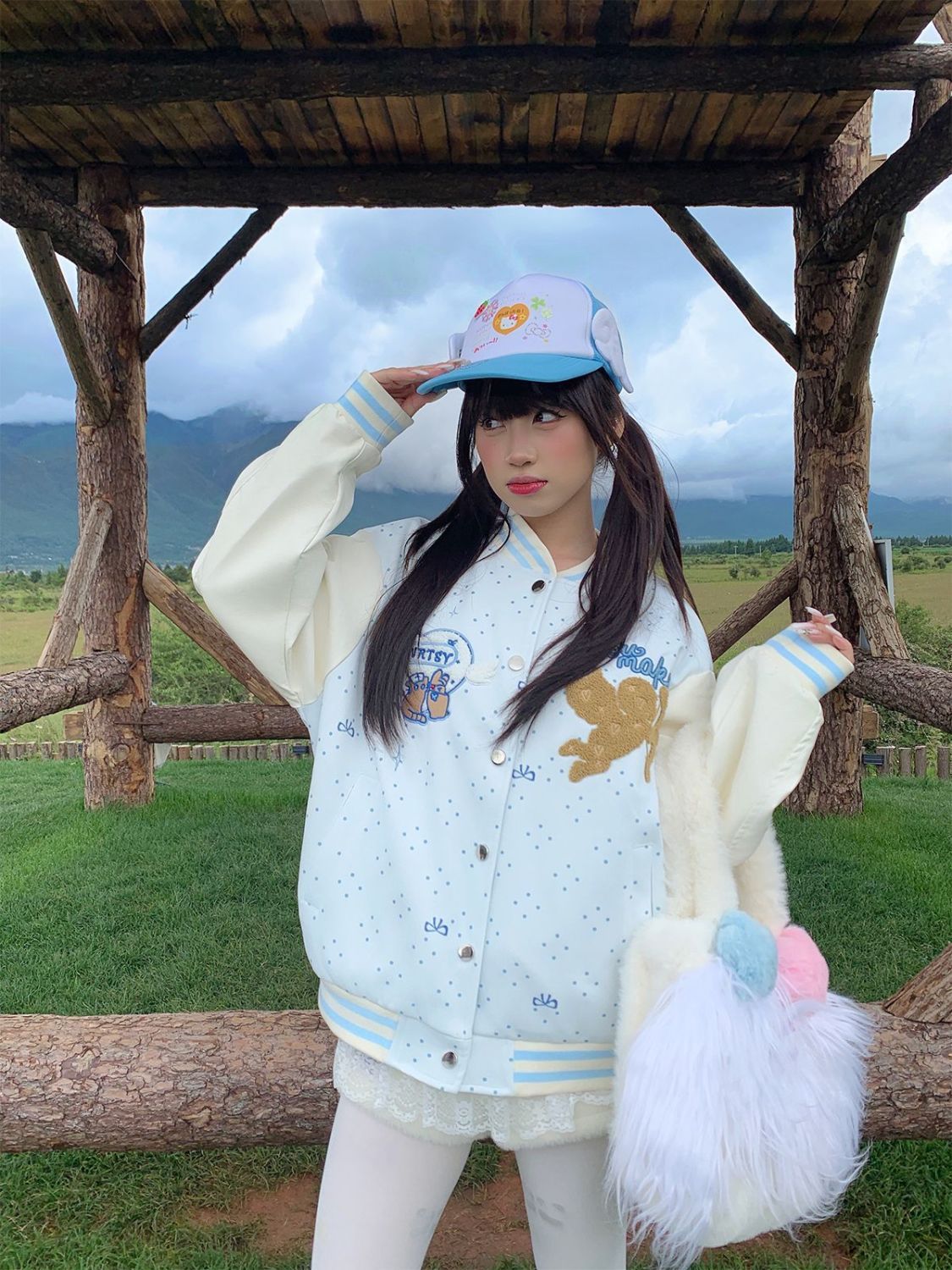 Япония Harajuku милые мультяшн – обзор и цена Embroidery Knot