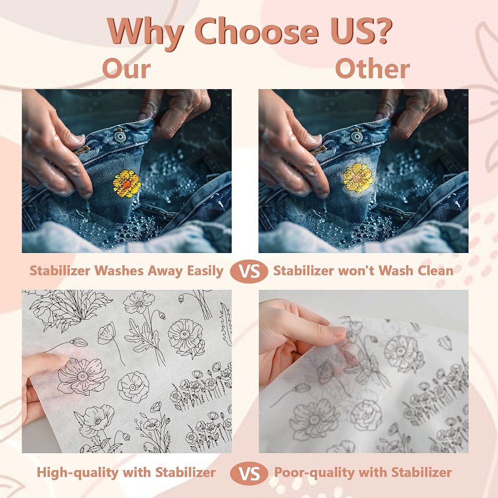 Водорастворимые вышивальные сх – обзор и цена Embroidery Cloth