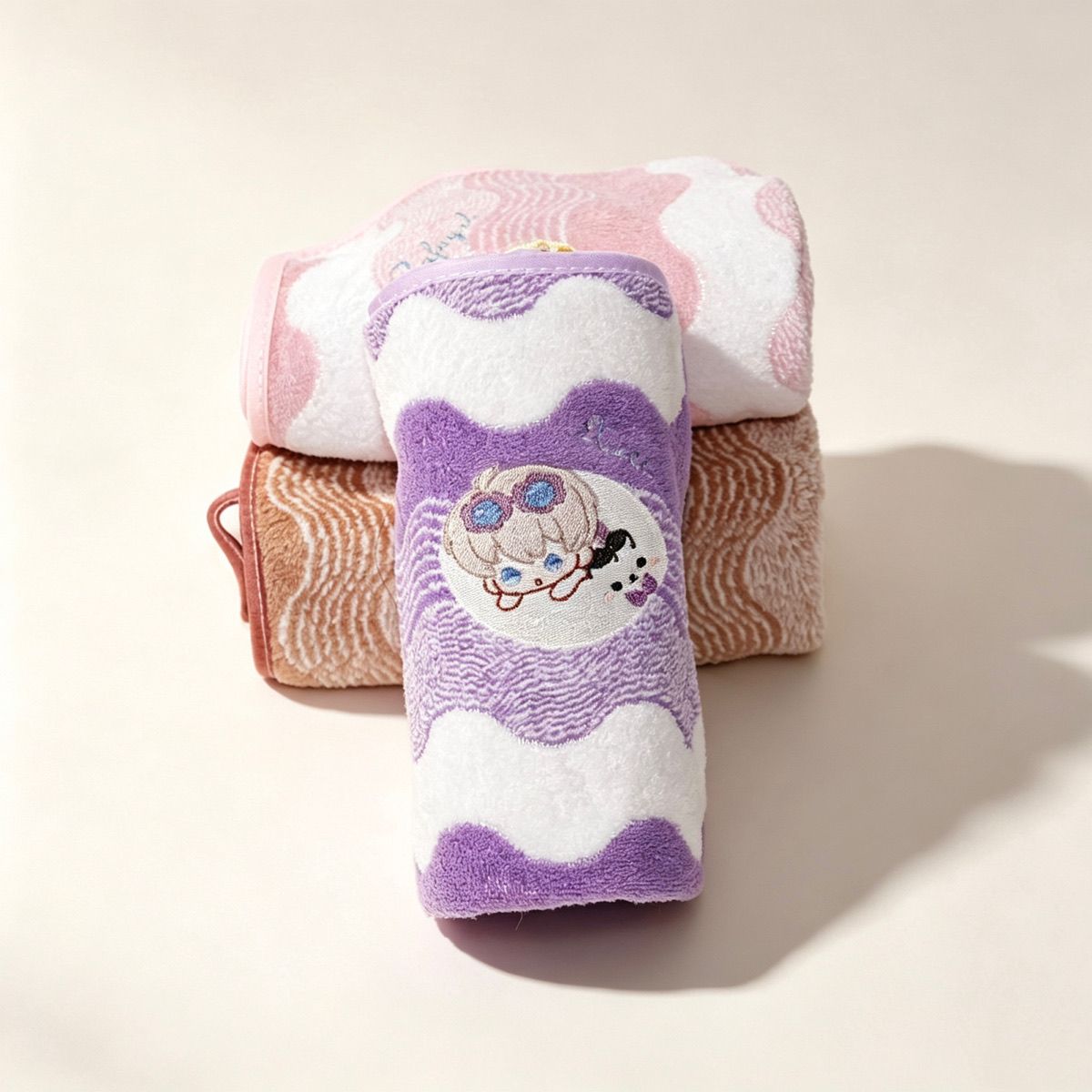 Полотенце для рук из кораллово – обзор и цена Embroidery Gift