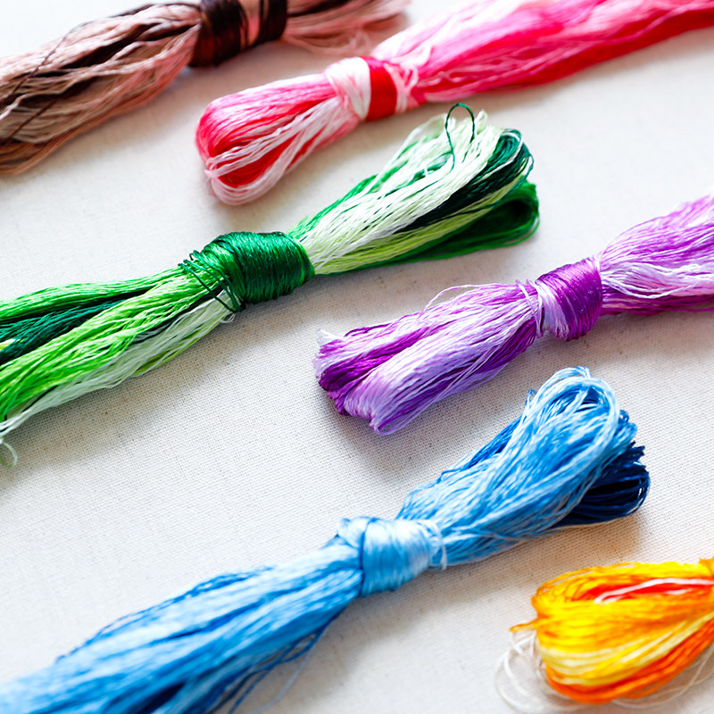 20 м шелковых ниток для вышивк – обзор и цена Embroidery Diy