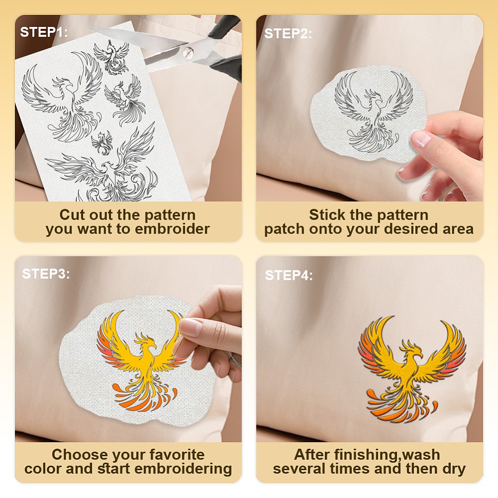23 шт. водорастворимых стабили – обзор и цена Embroidery Cloth