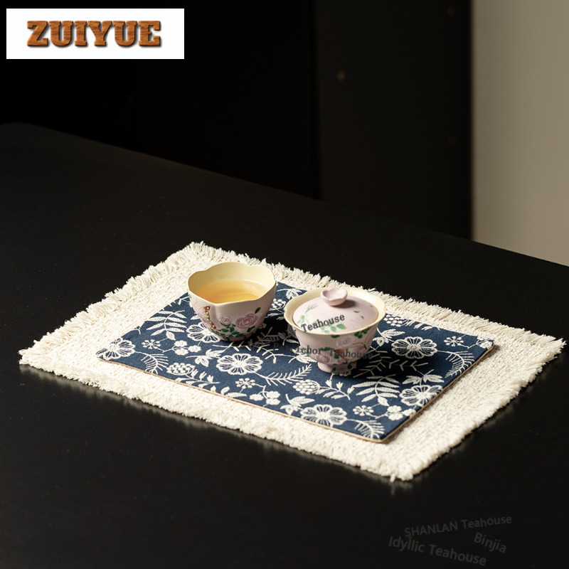 Двухслойные коврики для чайног – обзор и цена Embroidery Cloth