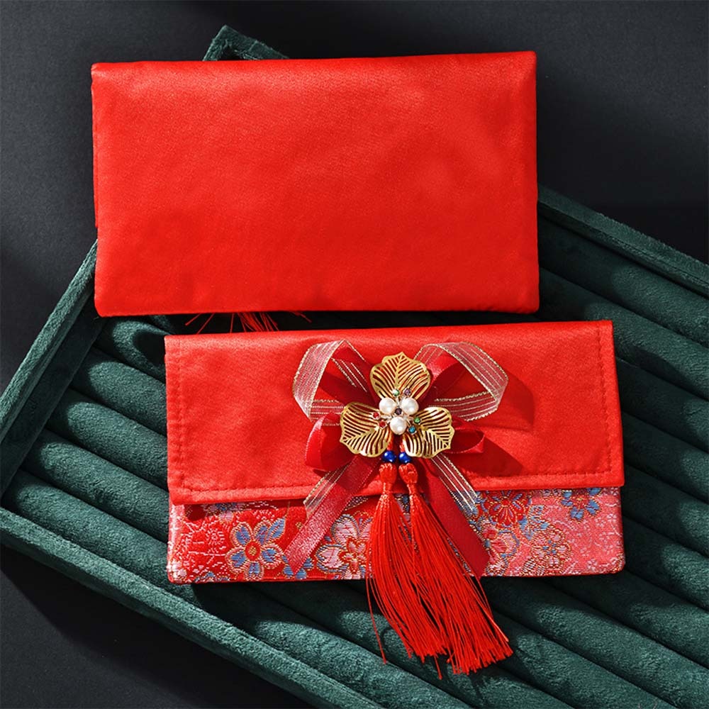 Новогодний красный конверт из  – обзор и цена Embroidery Cloth