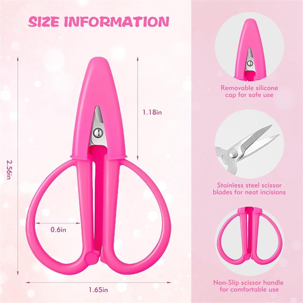 Набор из 4 мини-ножниц: универ – обзор и цена Embroidery Scissors Small
