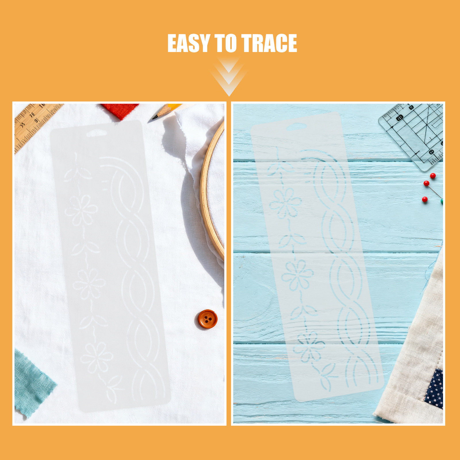 2 шт. трафареты для квилтинга  – обзор и цена Embroidery Pattern